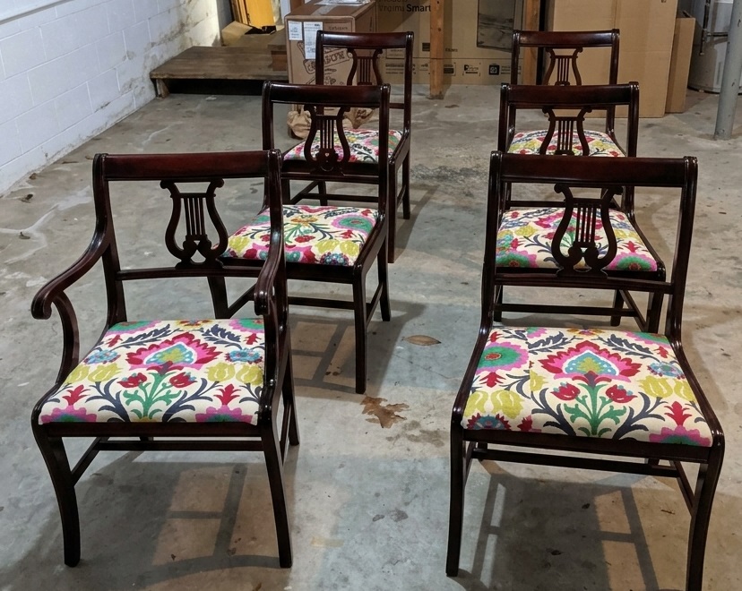 Dining chair after